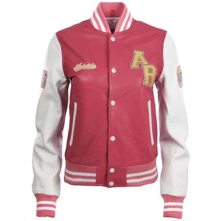 Women's Leather Varsity Jacket