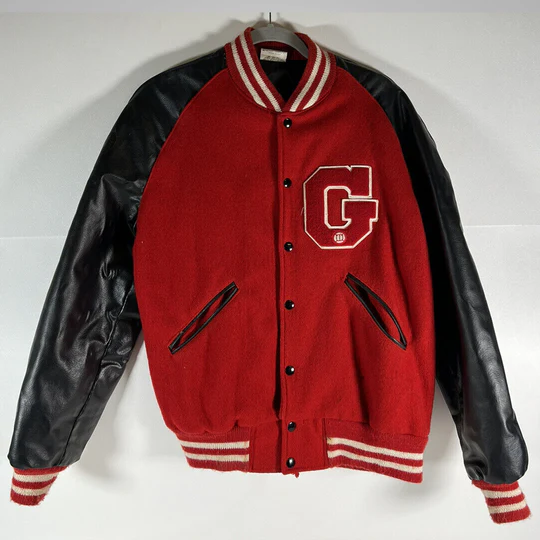 Men's Leather Varsity Jacket