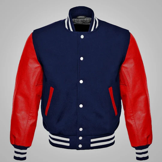 Men's Leather Varsity Jacket